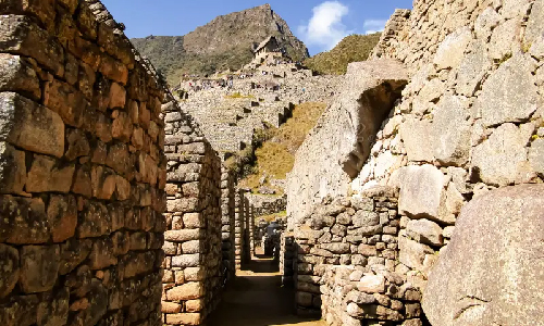 Área residencial de Machu Picchu